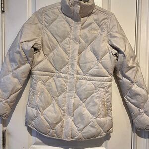 The North Face White Quilted Jacket